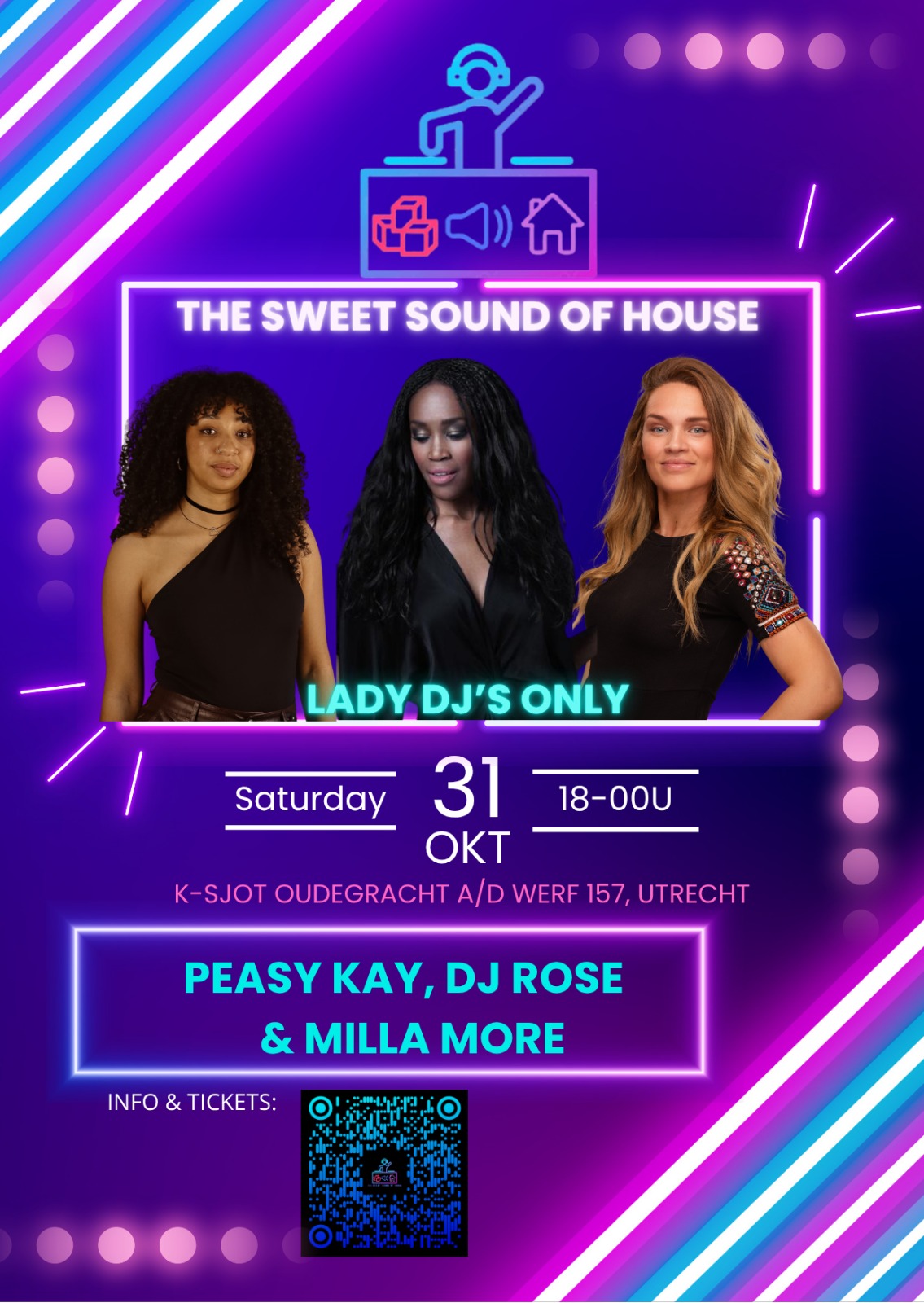 The sweet sound of House - Lady DJ's Only